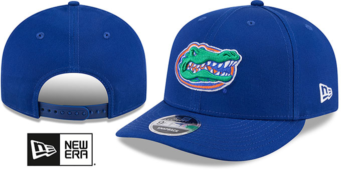 Florida 'LOW-CROWN TEAM-BASIC SNAPBACK' Royal Hat by New Era
