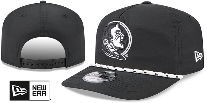 Florida State '1920 ROPE SNAPBACK' Black-White  Hat by New Era