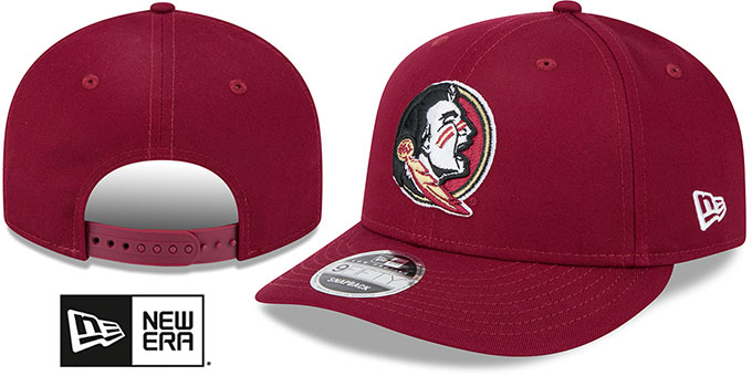 Florida State 'LOW-CROWN TEAM-BASIC SNAPBACK' Burgundy Hat by New Era