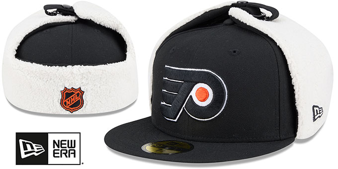 Flyers 'CLASSIC DOGEAR' Black Fitted Hat by New Era