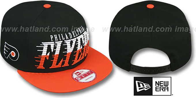 Flyers 'SAILTIP SNAPBACK' Black-Orange Hat by New Era