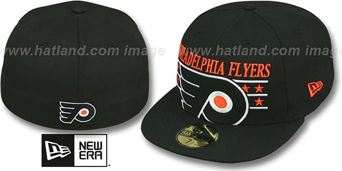 Flyers 'STAR STUDDED' Black Fitted Hat by New Era