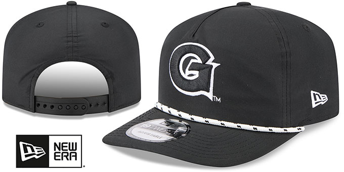 Georgetown '1920 ROPE SNAPBACK' Black-White  Hat by New Era