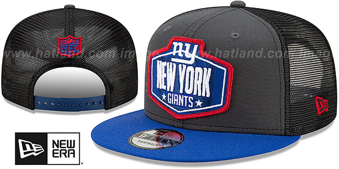 Giants '2021 NFL TRUCKER DRAFT SNAPBACK' Hat by New Era