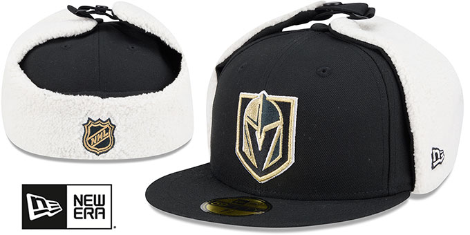 Golden Knights 'CLASSIC DOGEAR' Black Fitted Hat by New Era