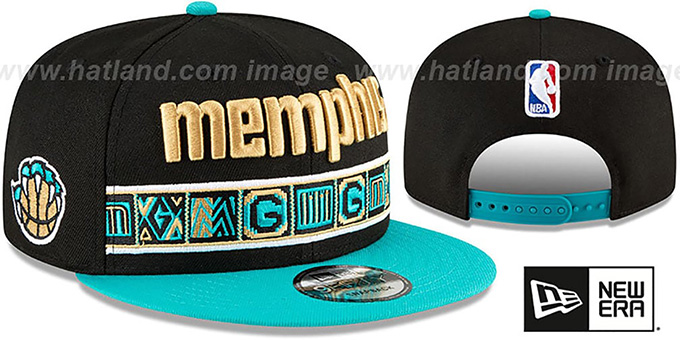 Grizzlies 20-21 'CITY-SERIES' SNAPBACK Black-Teal Hat by New Era