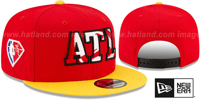Hawks '2021 NBA INSIDER DRAFT SNAPBACK' Red-Gold Hat by New Era