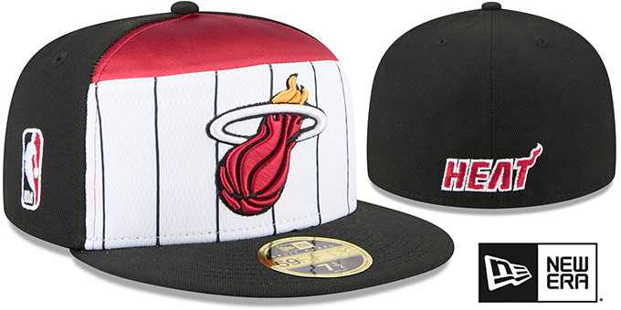 Heat '2025-26 NBA SPLIT PANEL TIP OFF' Fitted Hat by New Era