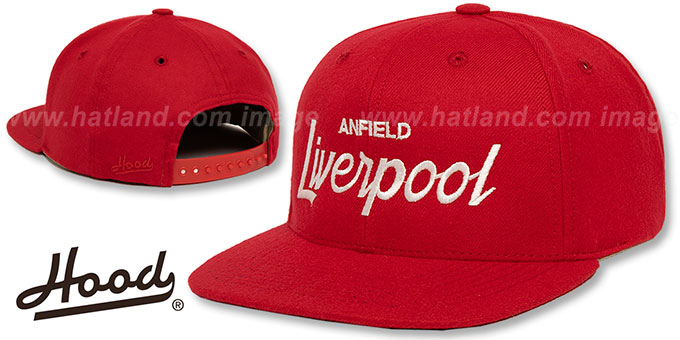 Hood 'ANFIELD LIVERPOOL SNAPBACK' Red Hat