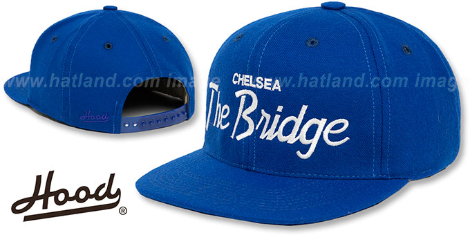 Hood 'CHELSEA THE BRIDGE SNAPBACK' Royal Hat