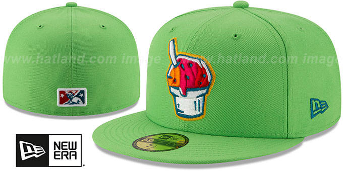 Hooks 'COPA' Lime Fitted Hat by New Era