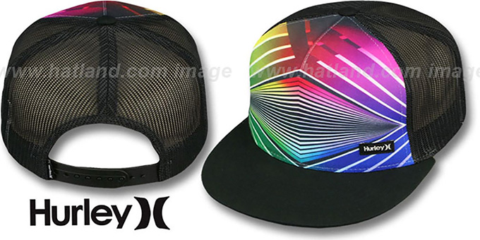 Hurley 'BOARDSHORT SNAPBACK' Black Trucker Hat