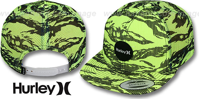 Hurley 'KRUSH MESHER SNAPBACK' Yellow Trucker Hat