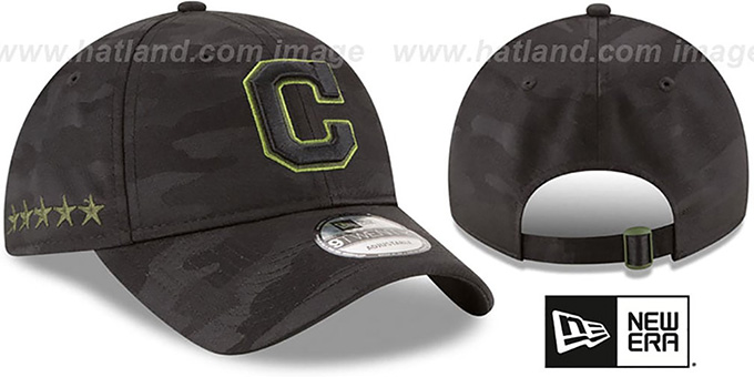 Indians 2018 MEMORIAL DAY 'STARS N STRIPES STRAPBACK' Hat by New Era