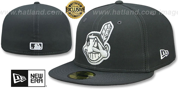 indians fitted hat