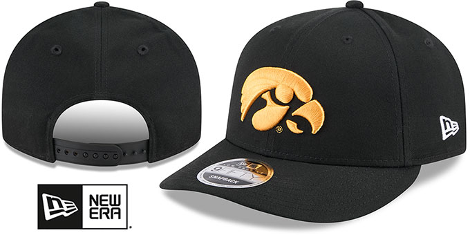 Iowa 'LOW-CROWN TEAM-BASIC SNAPBACK' Black Hat by New Era