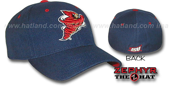 Iowa State 'DHS' Fitted Hat by ZEPHYR - navy