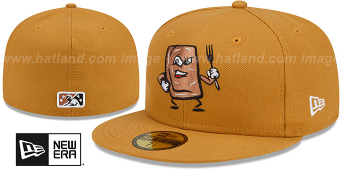 IronPigs 'THEME NIGHT' Panama Tan Fitted Hat by New Era