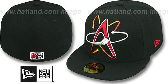 Isotopes 'MIGHTY-XL' Black Fitted Hat by New Era