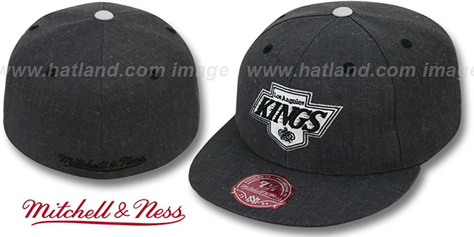 Kings 'GREY HEDGEHOG' Fitted Hat by Mitchell and Ness