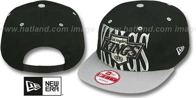 Kings 'STEP-ABOVE SNAPBACK' Black-Grey Hat by New Era