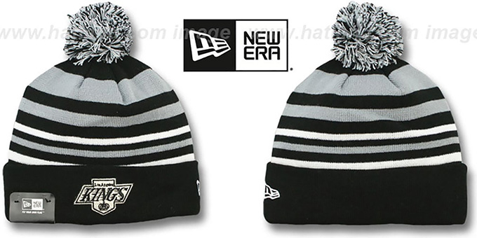 Kings 'STRIPEOUT' Knit Beanie Hat by New Era