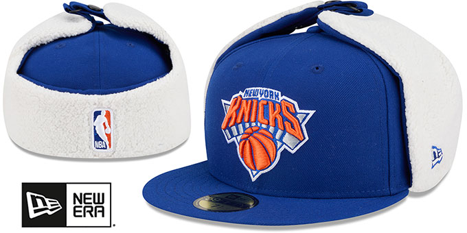 Knicks 'CLASSIC DOGEAR' Royal Fitted Hat by New Era