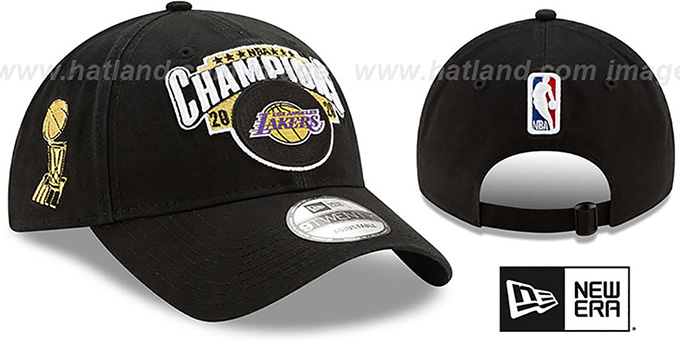 Lakers '2020 NBA CHAMPS LOCKER ROOM STRAPBACK' Hat by New Era