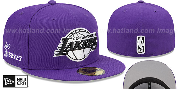 Lakers '22-23 ALTERNATE CITY-EDITION' Fitted Hat by New Era
