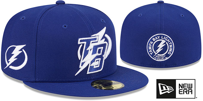 Lightning 'DECEPTOR' Royal Fitted Hat by New Era