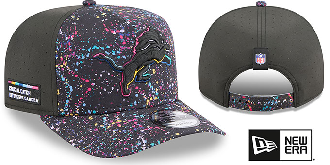 Lions 2025 'CRUCIAL CATCH A-FRAME SNAPBACK' Hat by New Era
