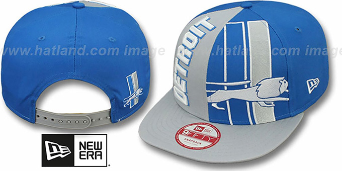 Lions 'NE-NC THROWBACK DOUBLE COVERAGE SNAPBACK' Hat by New Era