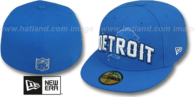 Lions 'NFL ONFIELD DRAFT' Blue Fitted Hat by New Era