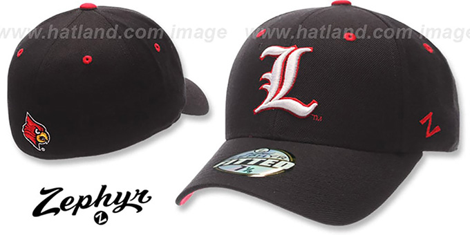 Louisville 'DH' Fitted Hat by ZEPHYR - black