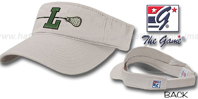 Loyola 'LACROSSE' Visor by the Game - stone
