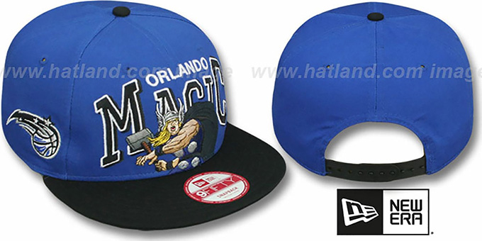 Magic 'CHALK-UP HERO SNAPBACK' Royal-Black Hat by New Era