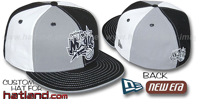 Magic 'PINWHEEL' Grey-Black-White Fitted Hat by New Era