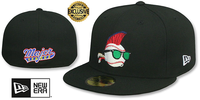 Major League 'WILD THING' Black Fitted Hat by New Era