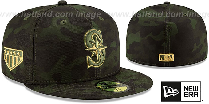 Mariners 2019 ARMED FORCES 'STARS N STRIPES' Hat by New Era