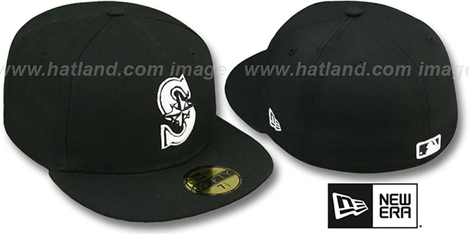 black and white hats fitted