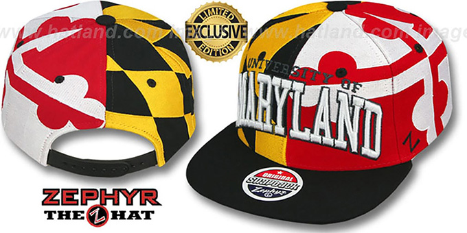 Maryland 'SUPER-FLAG SNAPBACK' Hat by Zephyr