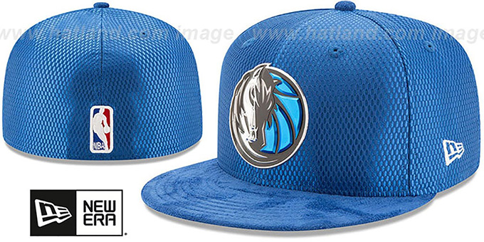 Mavericks '2017 ONCOURT DRAFT' Royal Fitted Hat by New Era