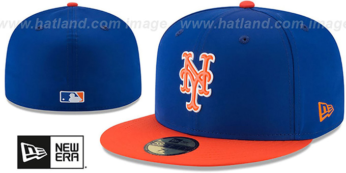 Mets '2018 PROLIGHT-BP' Royal-Orange Fitted Hat by New Era