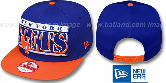 Mets '2T STILL BREAKIN SNAPBACK' Royal-Orange Hat by New Era