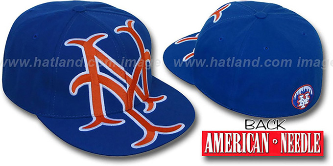 Mets 'GETTIN-BIGGER' Royal Fitted Hat by American Needle