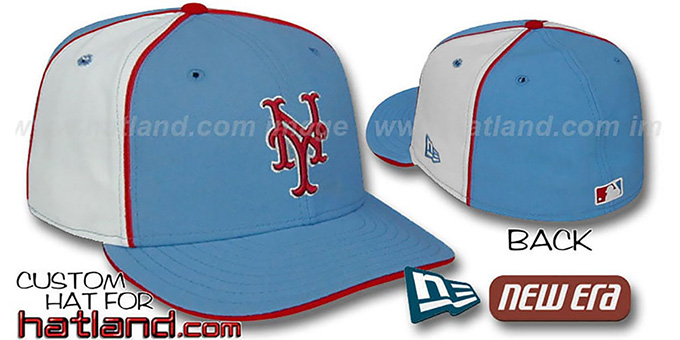 Mets 'PINWHEEL-2' Columbia-White Fitted Hat