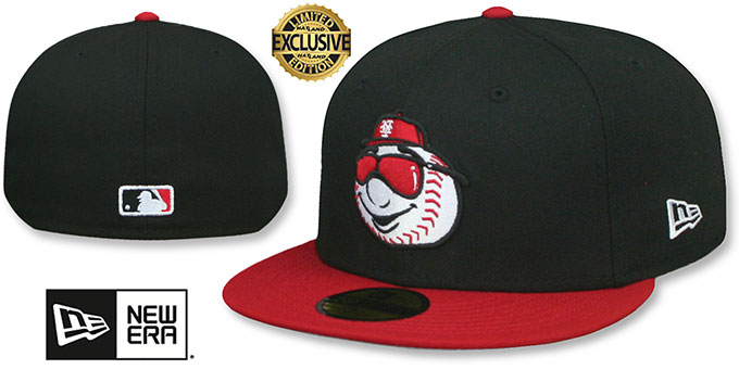 Mets 'SHADES MR MET' Black-Red Fitted Hat by New Era