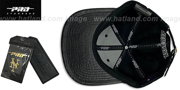 Mets 'TEAM-BASIC STRAPBACK' Black Hat by Pro Standard