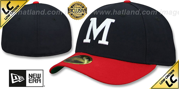 Milwaukee Braves 'LOW-CROWN 1965-77 COOPERSTOWN' Fitted Hat by New Era