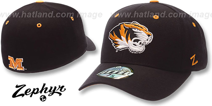 Missouri 'DHS' Fitted Hat by Zephyr - black